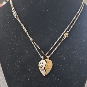 Lucky Brand Broken Heart Necklace